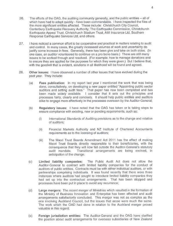 Page 4 of the Independent Reviewer's report. 