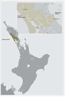 Map of Mangawhai's location - click to see a larger version. 