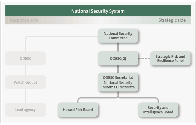 Figure 4 The strategic side of the National Security System. 