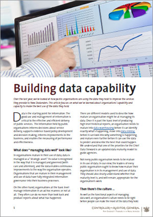 Building data capability