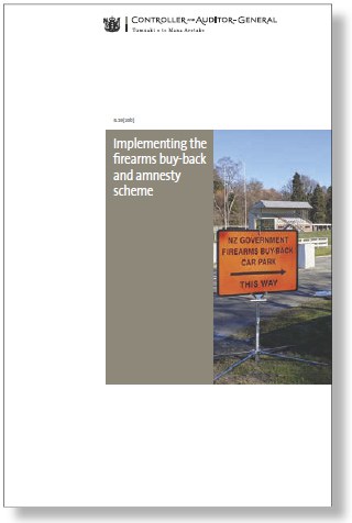 Firearms buy-back report cover