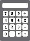 Image of a calculator. 
