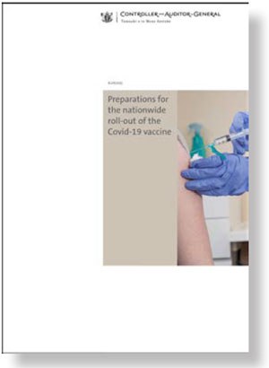 Preparations for the nationwide roll-out of the Covid-19 vaccine report cover
