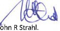 Signature John Strahl