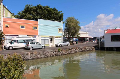 Photograph of the Opononi waterfront
