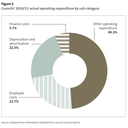 Figure 2 - Councils' 2020/21 actual operating expenditure by sub-category