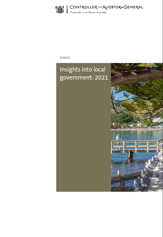 Report cover of Insights into local government: 2021