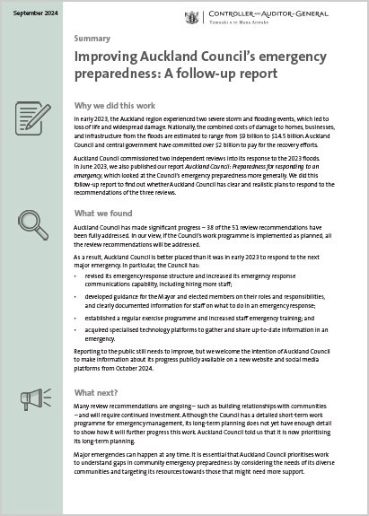 Report summary