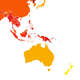 Corruption index map