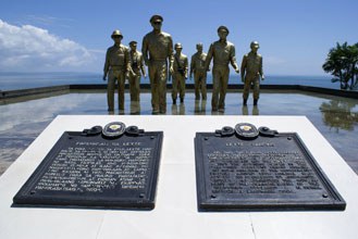 The Leyte Landing Memorial in the Philippines