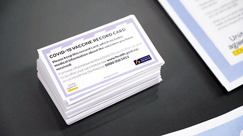 Covid-19 vaccine record card