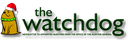 Watchdog logo with santa hat