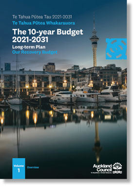 Cover of Auckland Council's Long-term Plan volume 1