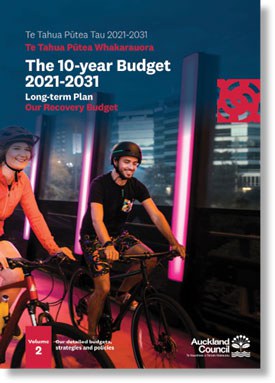 Cover of Auckland Council's Long-term Plan volume 2